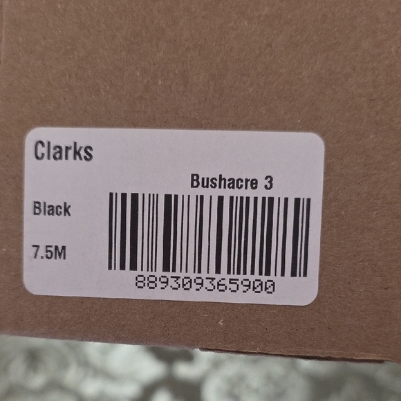 Clarks Black Chukka Boots with Tan Crepe Sole -- HOST PICK